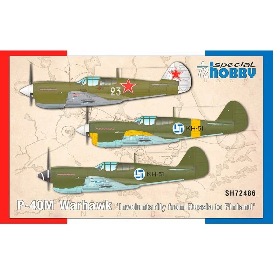 Special Hobby SH72486 1/72 P-40M Warhawk 'Involuntarily from Russia to Finland'