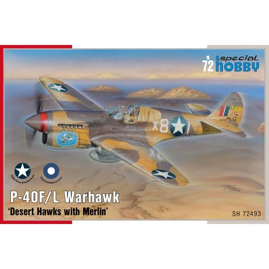 Special Hobby SH72493 1/72 Curtiss P-40F/L Warhawk 'Desert Hawks with Merlin'