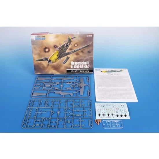 Special Hobby 72496 1/72 WWII Messerschmitt Bf 109E-4/7 Staffelkapitane
