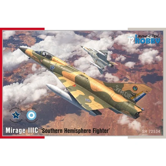 Special Hobby SH72534 1/72 Modern Mirage IIIC 'Southern Hemisphere Fighter' - Model Planes