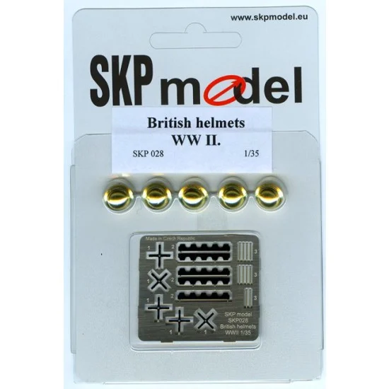 SKP Model 028 1/35 British Helmets - Model Figures