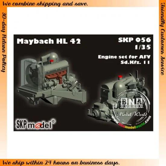 SKP Model 056 Engine for 1/35 SdKfz 11 (for AFV Club kit) - Military Vehicles & Tanks