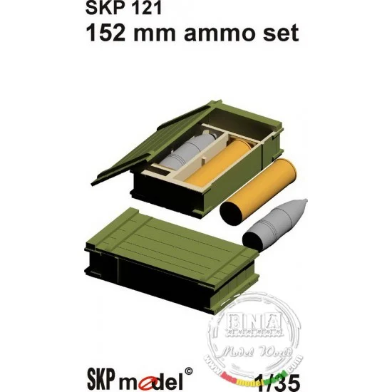 SKP Model 121 152mm Ammo Set for 1/35 DANA/Howitzer - Military Vehicles & Tanks