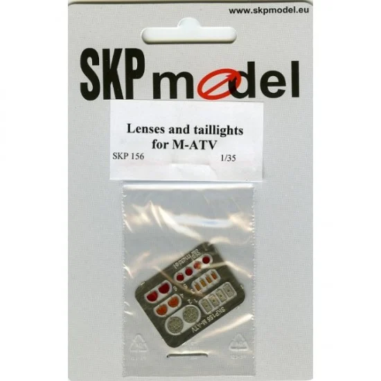 SKP Model 156 1/35 Lenses and Taillights for M-ATV kit