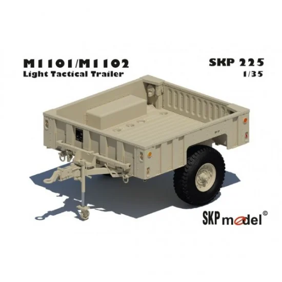 SKP Model 225 1/35 Light Tactical Trailer M1101/M1102 (complete resin kit) - Military Vehicles & Tanks