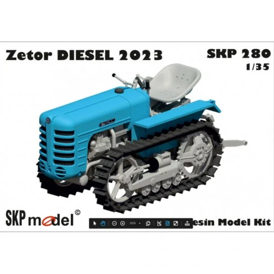 SKP Model 280 1/35 Zetor DIESEL 2023 Resin Kit - Military Vehicles & Tanks