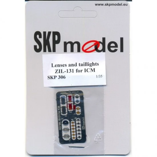 SKP Model 306 1/35 ZIL-131 Lenses and Taillights for ICM kits