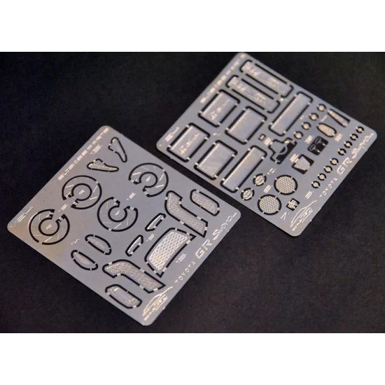ScaleLab 24 02-022 1/24 Toyota GR Supra Photo-etch set for Tamiya (2 PE and 1 black seat belt ribbon)