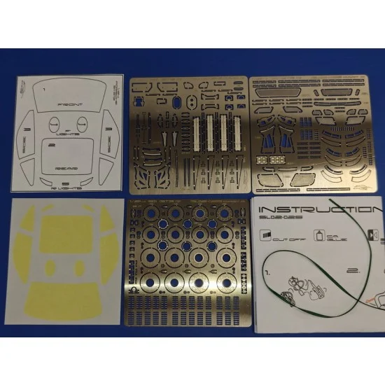 ScaleLab 24 02-025 1/24 Porsche 911 GT3R PE sheet for Fujimi kit