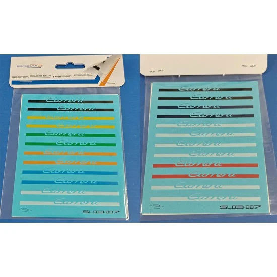 ScaleLab 24 03-007 1/24 Porsche Carrera Stripe Decal