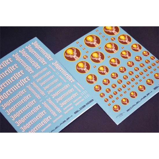 ScaleLab 24 03-008 1/24 Jagermeister Logo Decal sheet