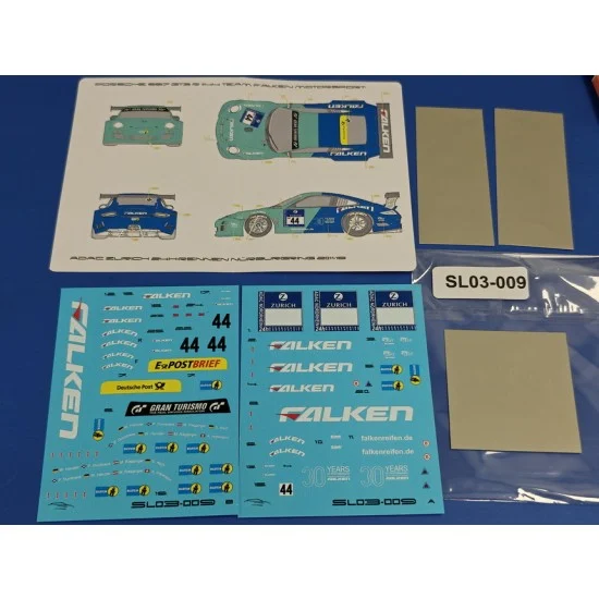 ScaleLab 24 03-009 1/24 Falken Motorsport Team Decal with Falken Stripes Masking