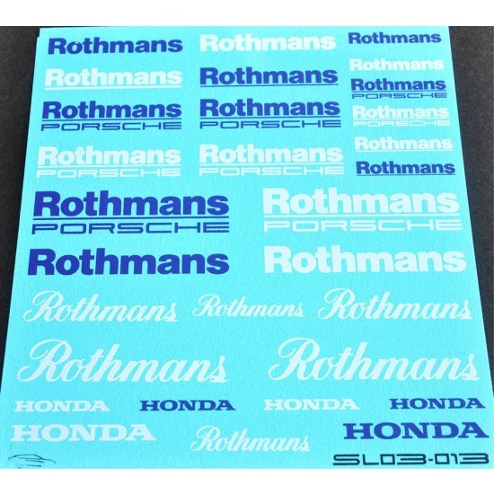 ScaleLab 24 03-013 1/24 Rothmans Decals