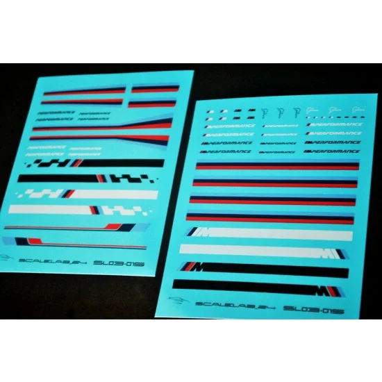 ScaleLab 24 03-015 1/24 BMW M Sport Stripe Decal