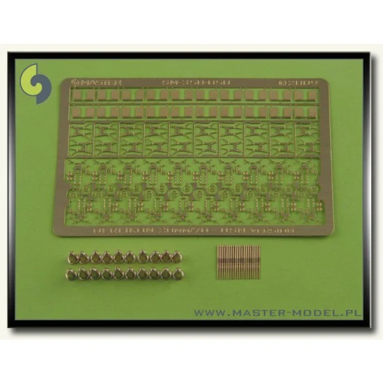 Master Models SM-350-050 1/350 Oerlikon 20mm USN Type - Gun+Turned+Etched Elements(20pcs)