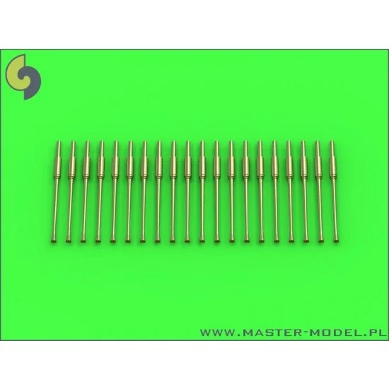 Master Models SM-350-081 1/350 Bofors 40mm Air-Cooled Gun Barrels (20pcs) for HMS Roberts