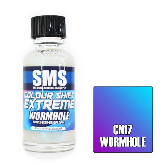 The Scale Modellers Supply CN17 Acrylic Lacquer Paint - Colour Shift Extreme #Wormhole (30ml)