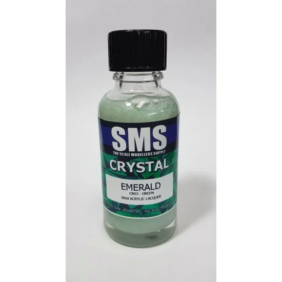 The Scale Modellers Supply CR03 Acrylic Lacquer Paint - Crystal #Emerald (30ml)