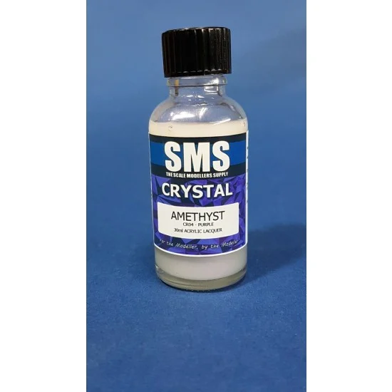 The Scale Modellers Supply CR04 Acrylic Lacquer Paint - Crystal #Amethyst (30ml)
