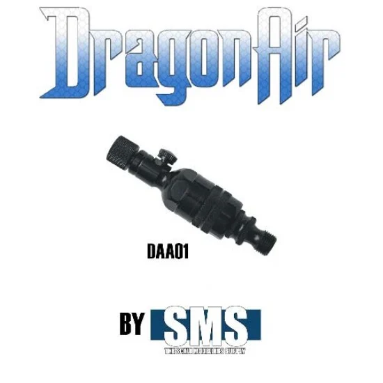 The Scale Modellers Supply DAA01 Inline Drain & Dust Catcher w/Regulator Black - Hobby & Model Paints