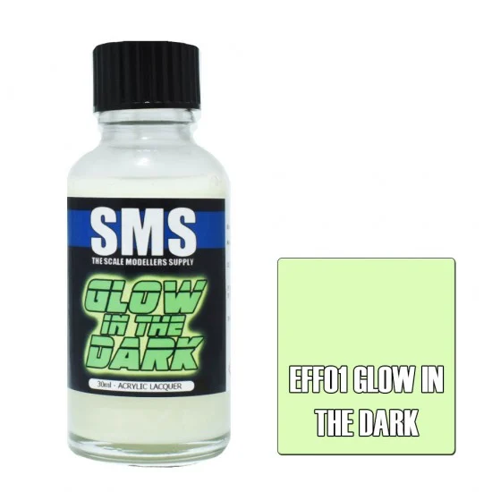 The Scale Modellers Supply EFF01 Acrylic Lacquer Paint - Effects #Glow In The Dark (30ml)