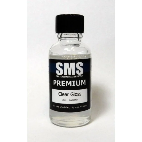 The Scale Modellers Supply PL09 Acrylic Lacquer Paint - Premium #Clear Gloss (30ml)