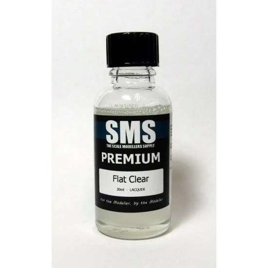 The Scale Modellers Supply PL10 Acrylic Lacquer Paint - Premium #Flat Clear (30ml)