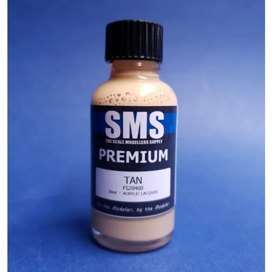 The Scale Modellers Supply PL116 Acrylic Lacquer Paint - Premium Tan FS20400 (30ml)