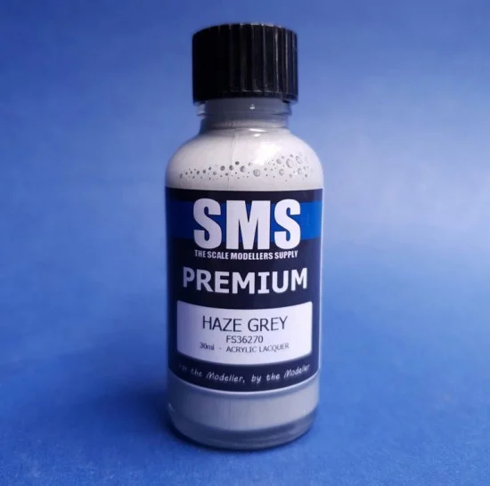 The Scale Modellers Supply PL119 Acrylic Lacquer Paint - Premium Haze Grey FS36270 (30ml)