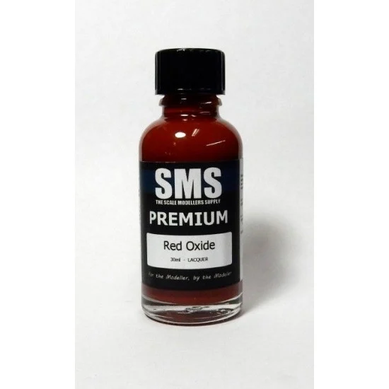 The Scale Modellers Supply PL15 Acrylic Lacquer Paint - Premium #Red Oxide (30ml)
