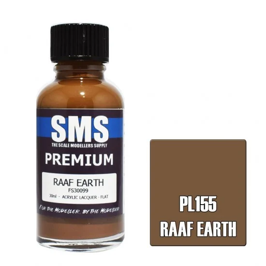 The Scale Modellers Supply PL155 Acrylic Lacquer Paint - Premium RAAF Earth FS30099 (30ml)