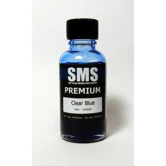 The Scale Modellers Supply PL19 Acrylic Lacquer Paint - Premium #Clear Blue (30ml)