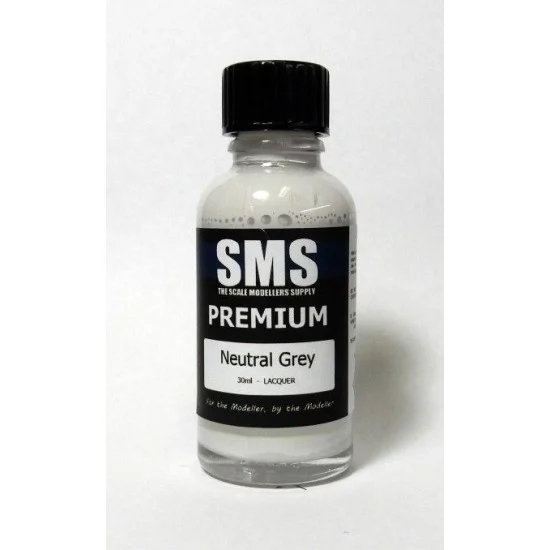 The Scale Modellers Supply PL27 Acrylic Lacquer Paint - Premium #Neutral Grey (30ml)