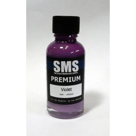 The Scale Modellers Supply PL40 Acrylic Lacquer Paint - Premium #Violet (30ml)