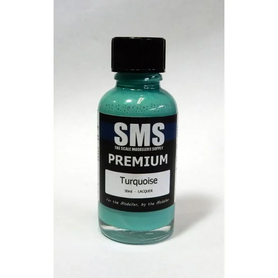The Scale Modellers Supply PL41 Acrylic Lacquer Paint - Premium #Turquoise (30ml)