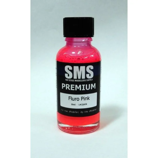 The Scale Modellers Supply PL44 Acrylic Lacquer Paint - Premium #Fluro Pink (30ml)