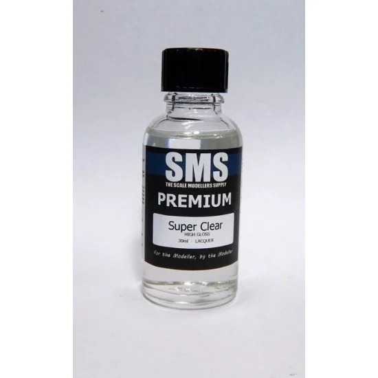 The Scale Modellers Supply PL58 Acrylic Lacquer Paint - Premium #Super Clear (High Gloss, 30ml)