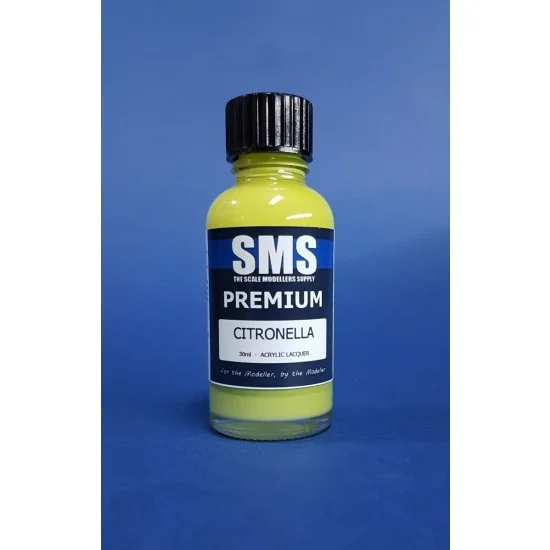 The Scale Modellers Supply PL63 Acrylic Lacquer Paint - Premium #Citronella (30ml)