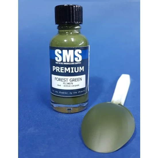 The Scale Modellers Supply PL77 Acrylic Lacquer Paint - Premium #Forest Green (30ml)