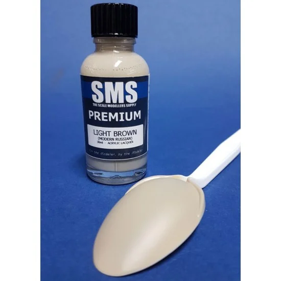 The Scale Modellers Supply PL92 Acrylic Lacquer Paint - Premium #Light Brown (30ml)