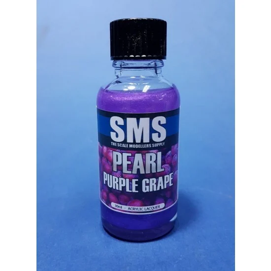The Scale Modellers Supply PRL07 Acrylic Lacquer Paint - Pearl Purple Grape 30ml
