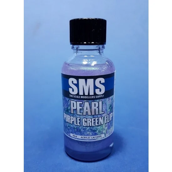 The Scale Modellers Supply PRL08 Acrylic Lacquer Paint - Pearl Purple Green Flip 30ml