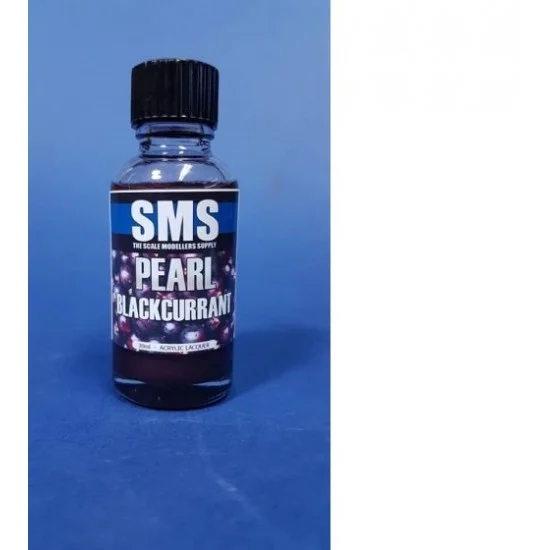 The Scale Modellers Supply PRL17 Acrylic Lacquer Paint - Pearl Blackcurrant (30ml)