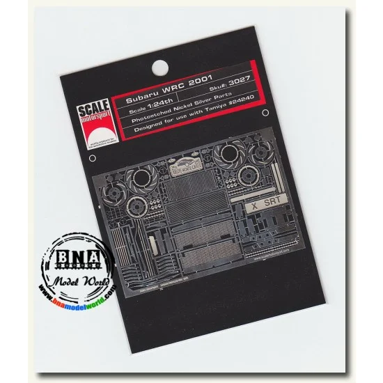 Scale Motorsport 3027 1/24 Subaru WRC 2001 Photoetch Set for Tamiya #24240/24250 - Model Cars