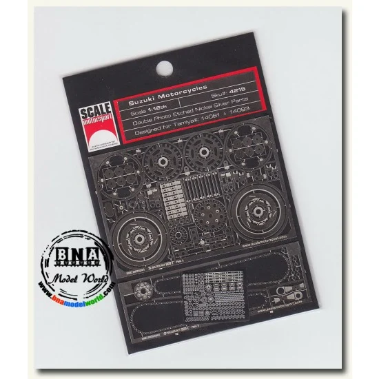 Scale Motorsport 4215 1/12 Suzuki RGV Motorcycle Photoetch Set for Tamiya kit #14081 - Model Motorcycles