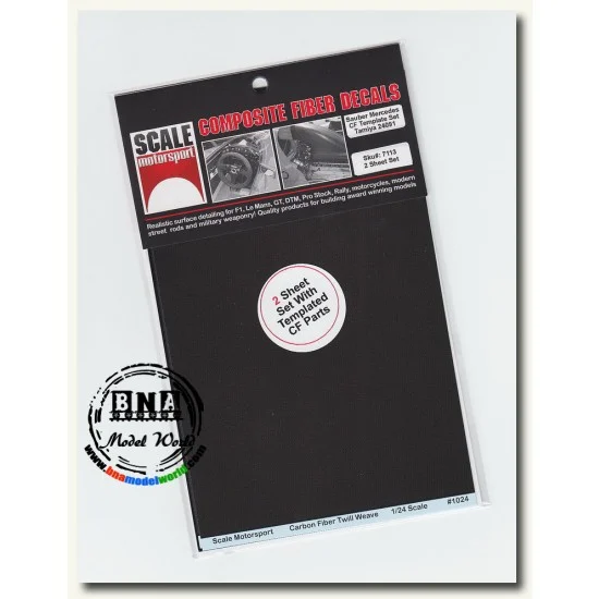 Scale Motorsport 7113 1/24 Sauber-Mercedes C9 Composite Fiber Template Set for Tamiya