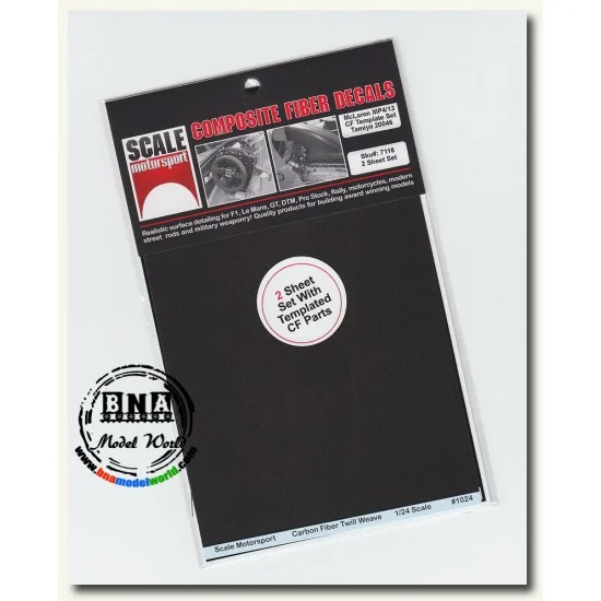 Scale Motorsport 7116 1/24 McLaren MP4/13 Composite Fiber Template Set for Tamiya kit - Model Cars