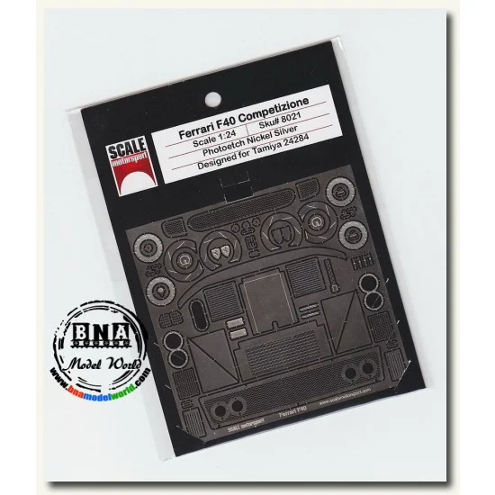 Scale Motorsport 8021 1/24 Ferrari F40 Competizione Photoetch Set for Tamiya #24284 - Model Cars