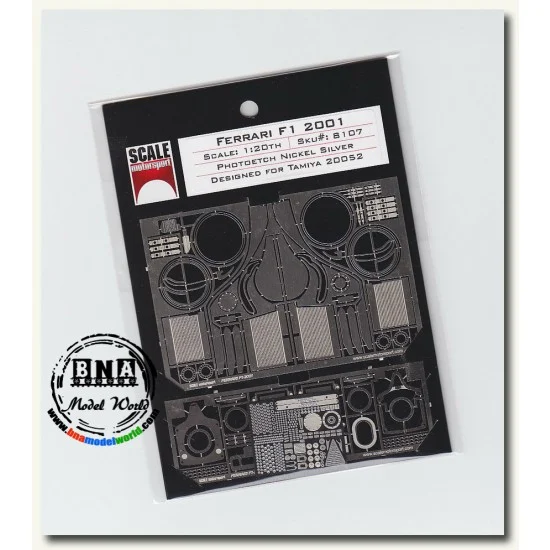 Scale Motorsport 8107 1/20 Ferrari F-2001 Photoetch Set for Tamiya kit #20052