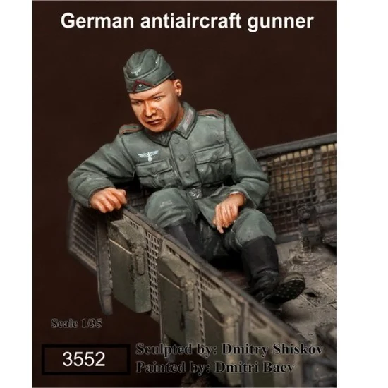 SOGA Miniatures 3552 1/35 German Antiaircraft Gunner Vol.3 - Model Figures